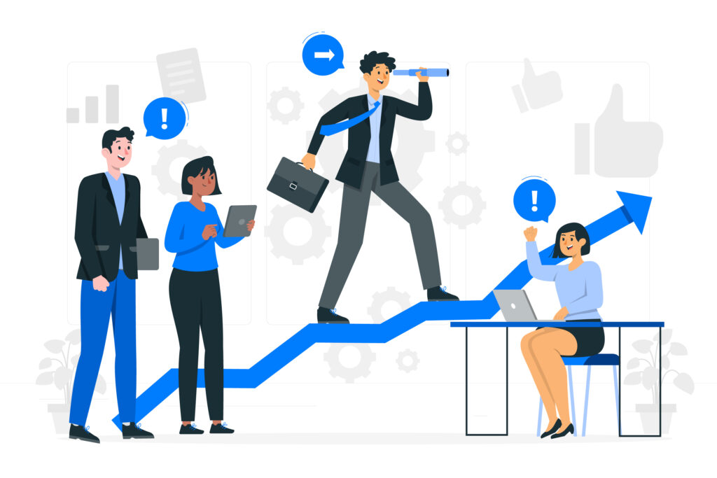 Leadership concept illustration